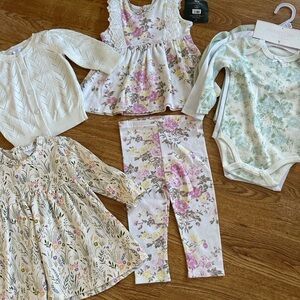 Girl’s Lot 6-12 months Gap, Laura Ashley, Angel Dear, Shabby Chic